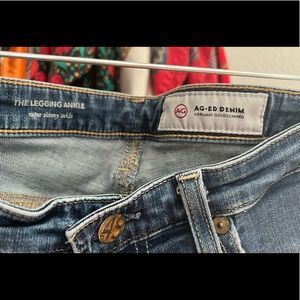 AG Adriano Goldschmied Distressed Skinny Jeans